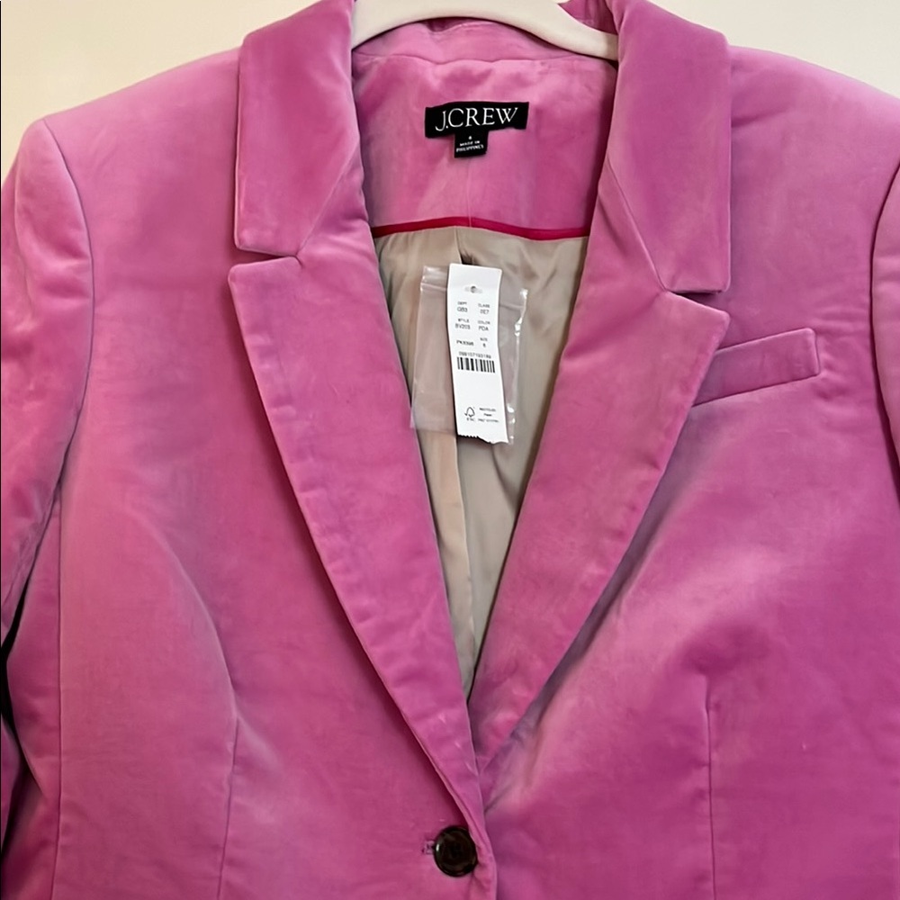 J. Crew Pink Women's Blazer - Picture 4 of 4